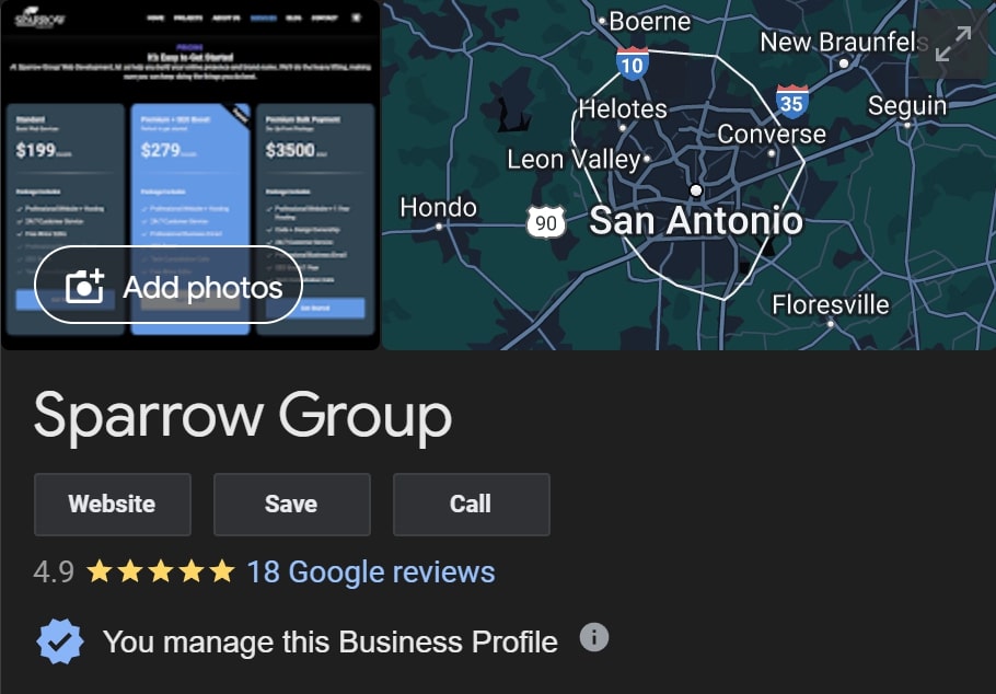 Our Google Business Profile
